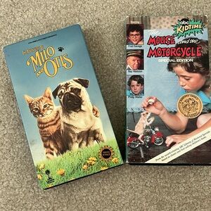 ⚠️2 Kids VHS Movies